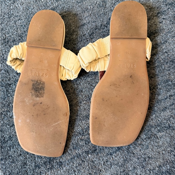 Staud Cream Women's Sandals - Picture 3 of 3